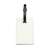 Sublimation blank pu leather luggage tag